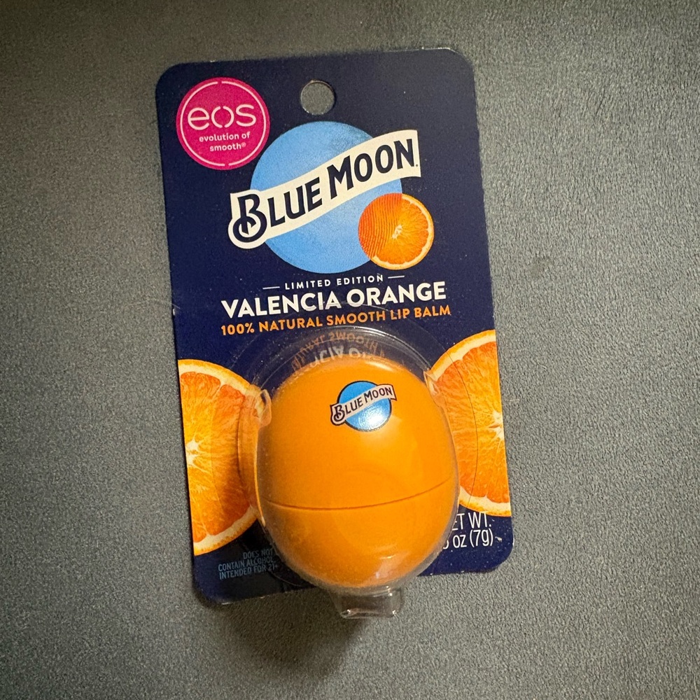 Blue Moon x eos Valencia Orange Lip Balm